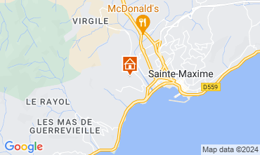 Map Sainte Maxime Apartment 102878