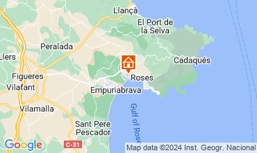 Map Rosas Apartment 117246