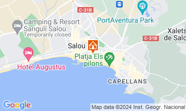 Map Salou Apartment 127519