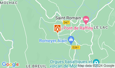 Map Saint-Anthme Vacation rental 85778
