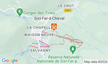 Map Sixt Fer  Cheval Chalet 116957