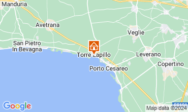 Map Porto Cesareo Apartment 104436