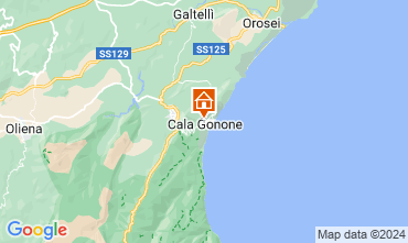 Map Cala Gonone Apartment 90605