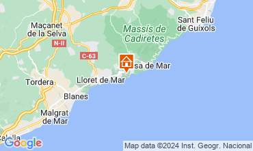 Map Tossa de Mar Villa 112326