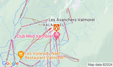 Map Valmorel Apartment 55934