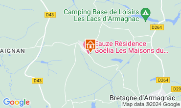 Map Eauze Villa 128650