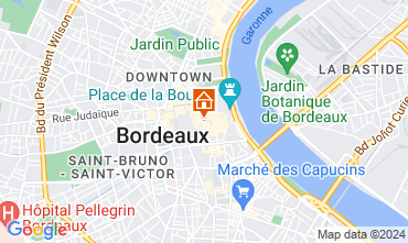 Map Bordeaux Apartment 127665