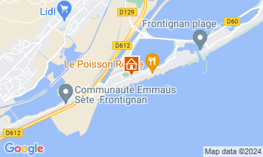 Map Frontignan Apartment 95034