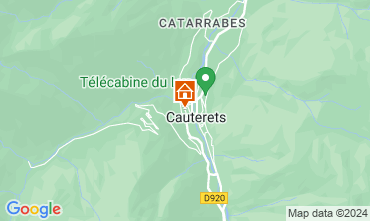 Map Cauterets Apartment 4098