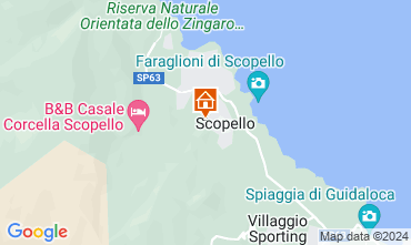 Map Scopello Apartment 125921