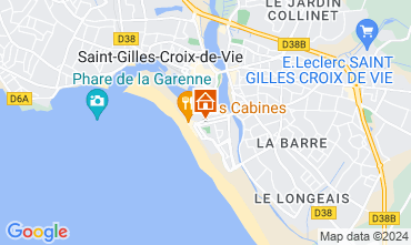Map Saint-Gilles-Croix-de-Vie Apartment 98354