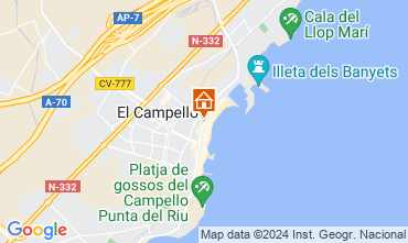 Map El Campello Apartment 113561