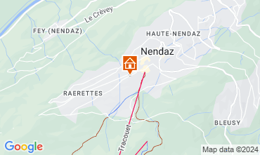 Map Haute-Nendaz One-room apartment 126209