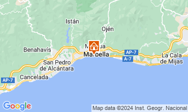 Map Marbella Apartment 121404