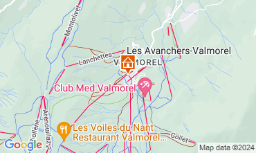 Map Valmorel Apartment 63126