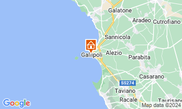 Map Gallipoli Apartment 128318