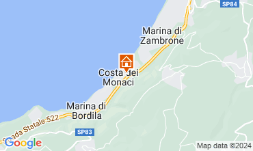 Map Tropea Villa 126562