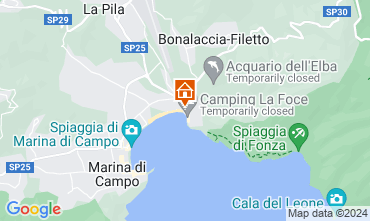 Map Campo nell'Elba Apartment 123457