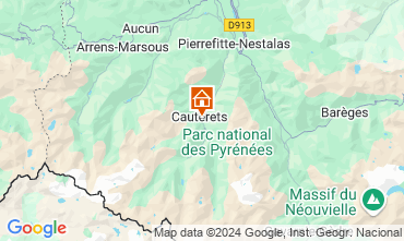 Map Cauterets Apartment 129153