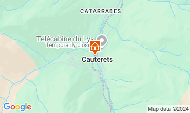 Map Cauterets Apartment 129153