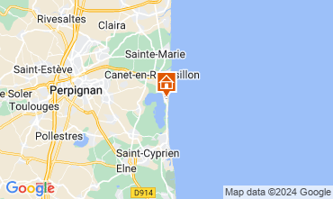 Map Canet-en-Roussillon Apartment 34210