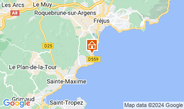 Map Les Issambres Apartment 116628