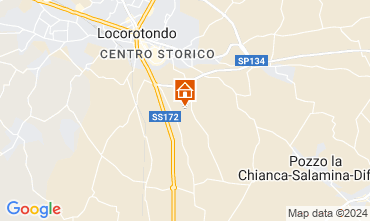 Map Locorotondo Villa 127893