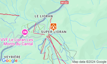 Map Le Lioran One-room apartment 3857