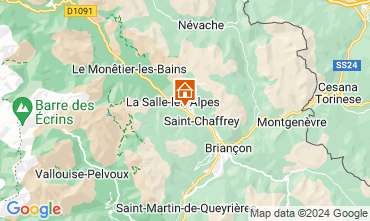 Map Serre Chevalier Apartment 128082