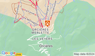 Map Orcires Merlette Apartment 57846