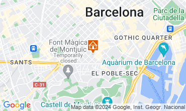 Map Barcelona Apartment 124450