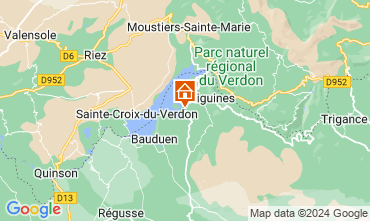 Map Les Salles sur Verdon House 123000