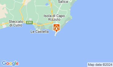 Map Isola di Capo Rizzuto Apartment 102410