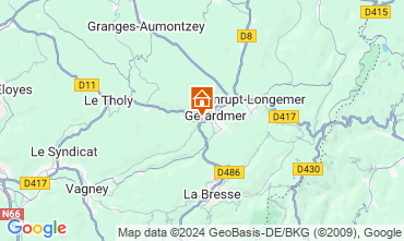 Map Grardmer Chalet 129194