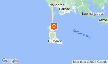 Map Saint Pierre Quiberon Villa 81399