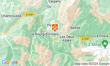 Map Auris en Oisans Apartment 375