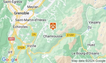 Map Chamrousse Apartment 91073