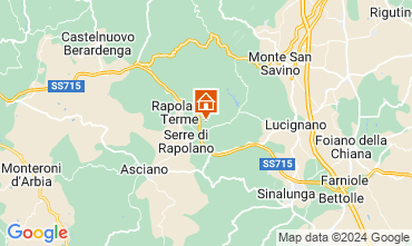 Map Rapolano Terme Apartment 69682