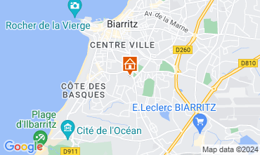 Map Biarritz Apartment 125991