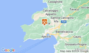 Map Ajaccio Villa 102159