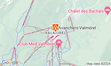 Map Valmorel Apartment 58923