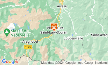 Map Saint Lary Soulan Chalet 102169