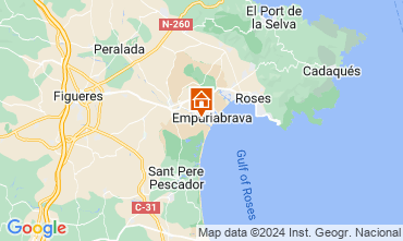 Map Empuriabrava Villa 118465