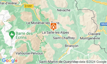 Map Serre Chevalier Apartment 126355