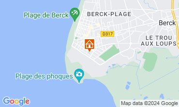 Map Berck-Plage One-room apartment 128278