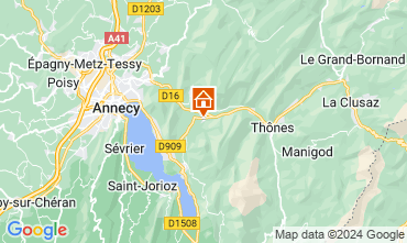 Map Annecy Chalet 112362