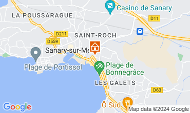 Map Sanary-sur-Mer Apartment 93899