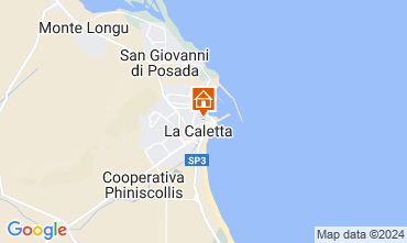 Map La Caletta Apartment 128766