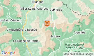 Map Arvieux en Queyras Chalet 79860