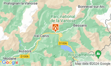 Map Val Cenis Apartment 107692